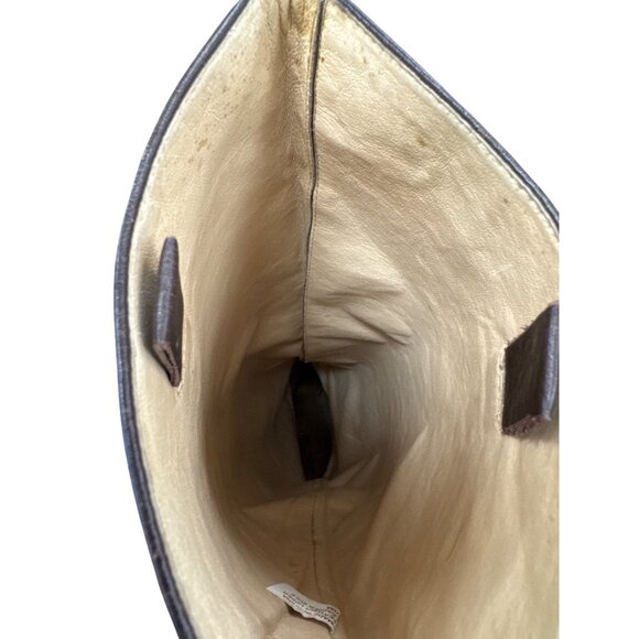 Michael Kors Womens Brown Knee High Leather Riding Boots 10M SKU 7079 - Picture 11 of 15